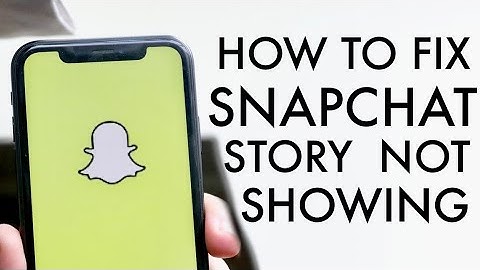 How To FIX Snapchat Stories Not Loading! (2021)