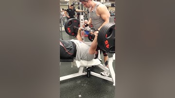 405LB/184KG Decline Barbell Bench press - Feels really HEAVY!