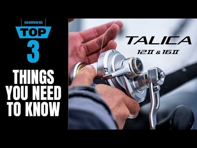 Shimano Talica 12II 16II A: Top 3 Things You Need to Know 