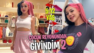 BİR GÜN BOYUNCA ÇOCUK REYONUNDAN GİYİNDİM 2 #24saat