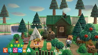 BGM & Ambience | Morning at a Naturerich Campsite | Animal Crossing New Horizons