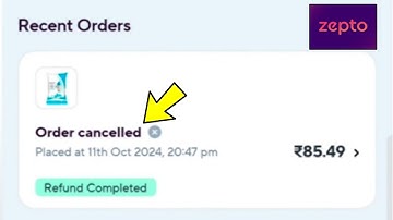how to cancel and get refund zepto shopping app | zepto app mein order cancel karke refund kaise le