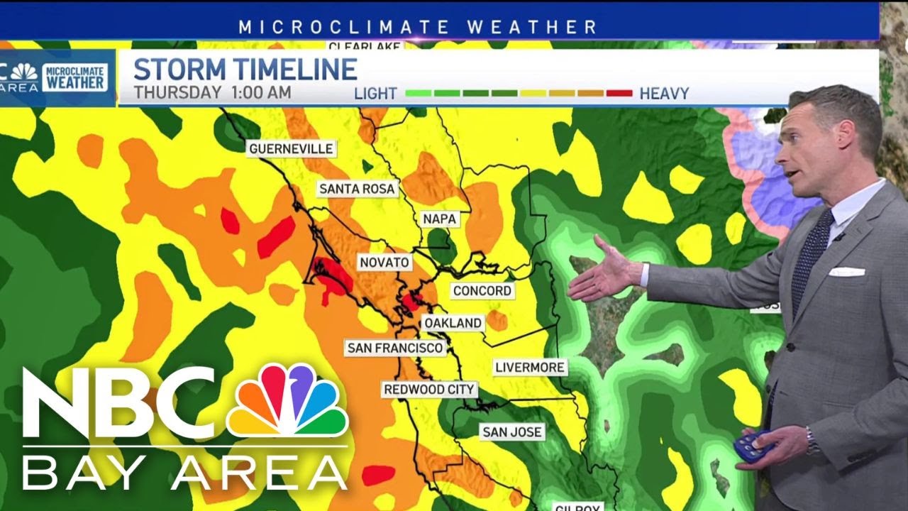 Bay Area forecast: Storm to bring heavy rain - YouTube