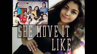 SHE MOVE IT LIKE : Badshah |  Warina Hussain | ONE Album | Bollywood | Aakangsha Dance Academy Resimi