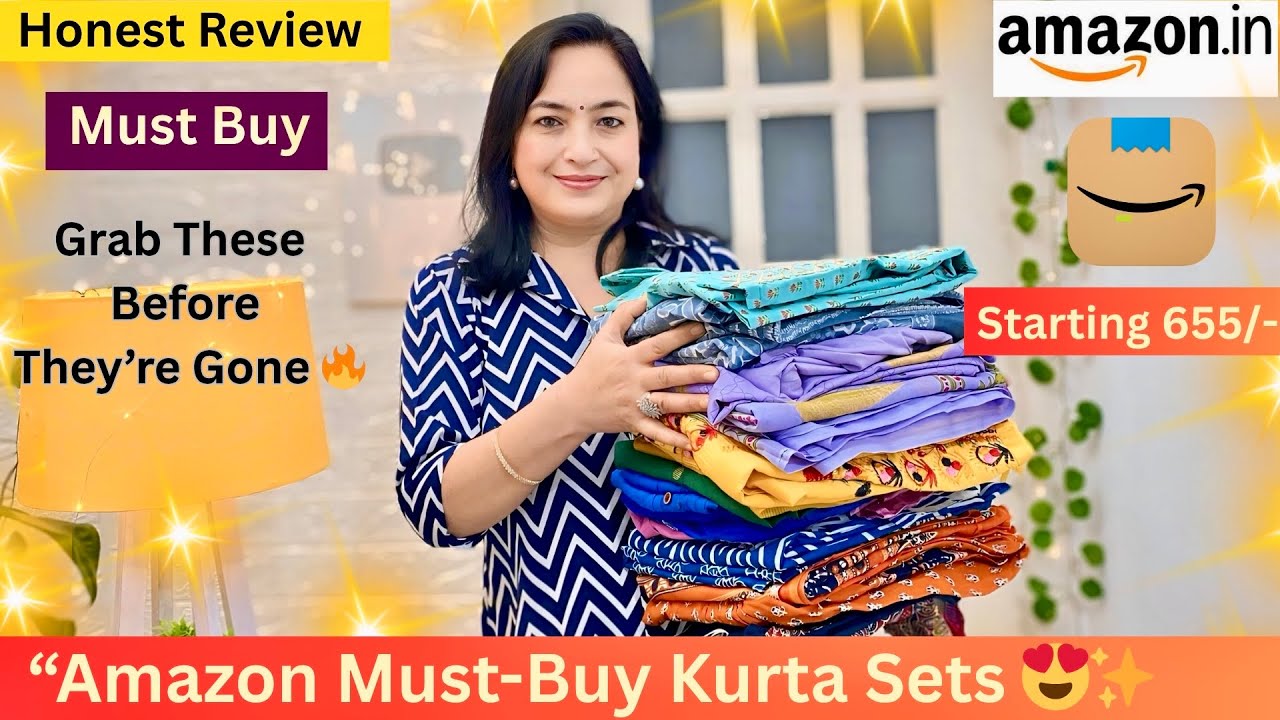 Amazon Must buy kurts sets under 1000/-❤️ #amazon  #amazonfinds  #amazonfashion 