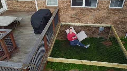 DIY Cargo Net Hammock - Cheap Deck Hammock With Cargo Netting