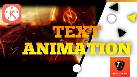 how to make 3d text animation in kinemaster