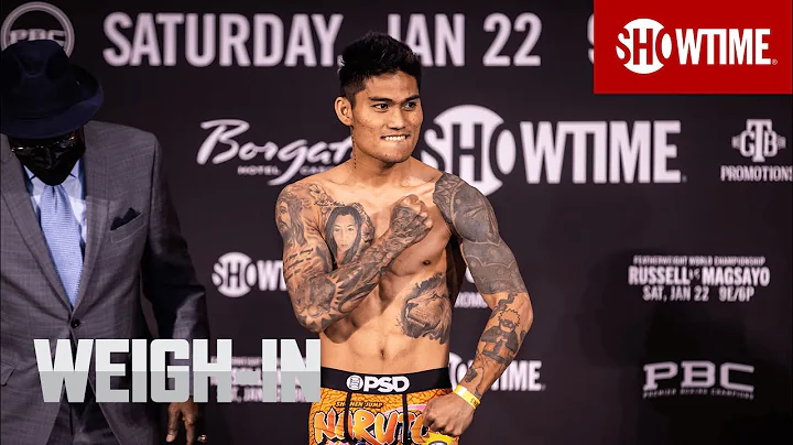 Mark Magsayo vs. Rey Vargas: Weigh-In | SHOWTIME C...
