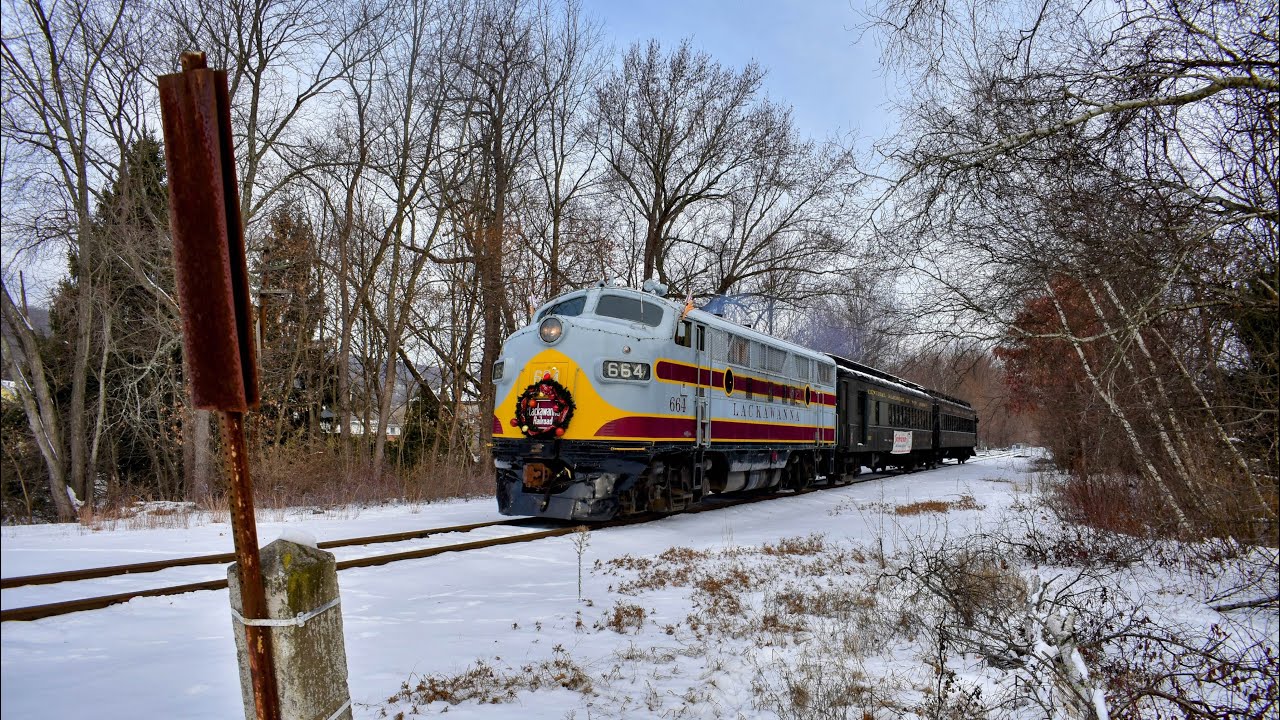 Early December Trains Dashing Through the Snow 