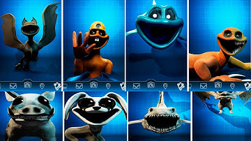 Zoonomaly Characters FNAF AR Workshop Animations