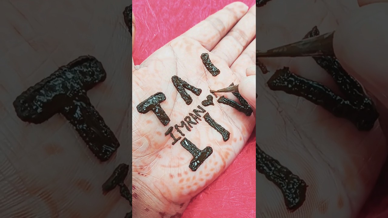 Trending viral tap mehndi design cute couples name ❤️ 
