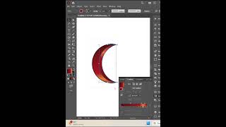 Metallic Bloom: Creating Abstract Swirl Flower Logo in Adobe Illustrator #shortsviral #logo #viral