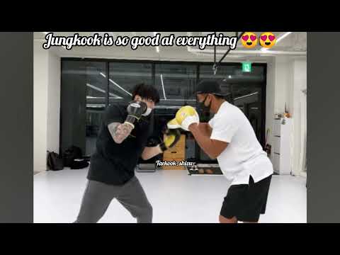 It's definitely true he is golden maknae 😍😍 .....#taekook #boxing #jungkook 🐰🐰