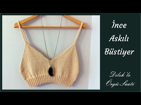 Kolay Sis Ile Askili Bustiyer Yapimi Hanging Bustier Making With Easy Needle Youtube