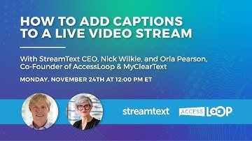 How to Add Captions to a Live Video Stream