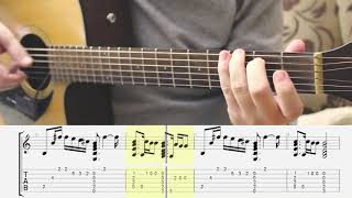 Taylor Swift - Willow - Fingerstyle Guitar Cover TAB Tutorial / Guitar Playthrough Resimi