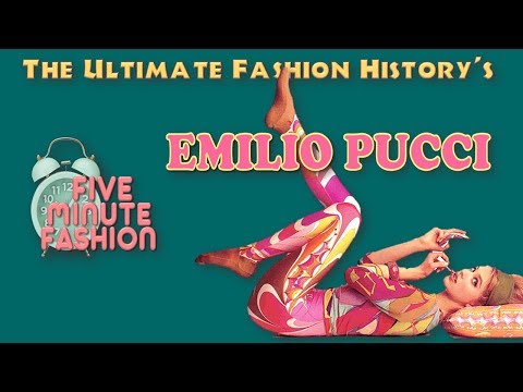 5 MINUTE FASHION: Emilio Pucci