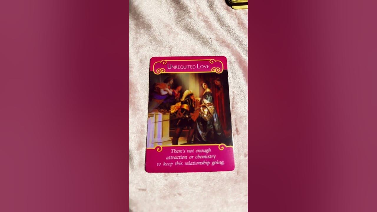 Daily Card . UnRequited Love . March 19th ( Timeless) tarot all 