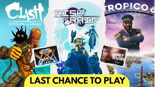 Last Chance To Play - PS Plus - July - PlayStation Plus Extra Official List