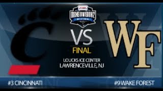 2020 ACHA Southeast Regional Tournament Final: #3 University of Cincinnati vs. #9 Wake Forest