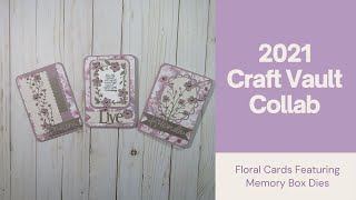Craft Vault Collab Flower Cards and Tags