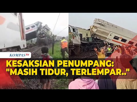 Kesaksian Penumpang Detik-Detik Kecelakaan KA Turangga VS KA Komuter Bandung