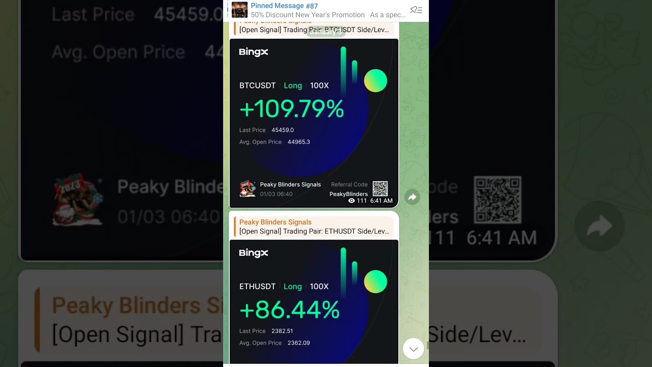 Join our Telegram channel for FREE daily crypto high leverage scalping signals