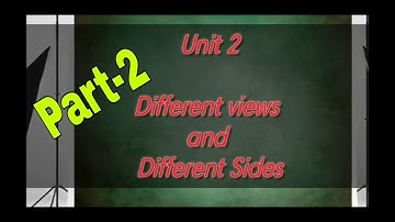 Unit 2, Different Views-Different Sides, Part-2, 4th class Maths