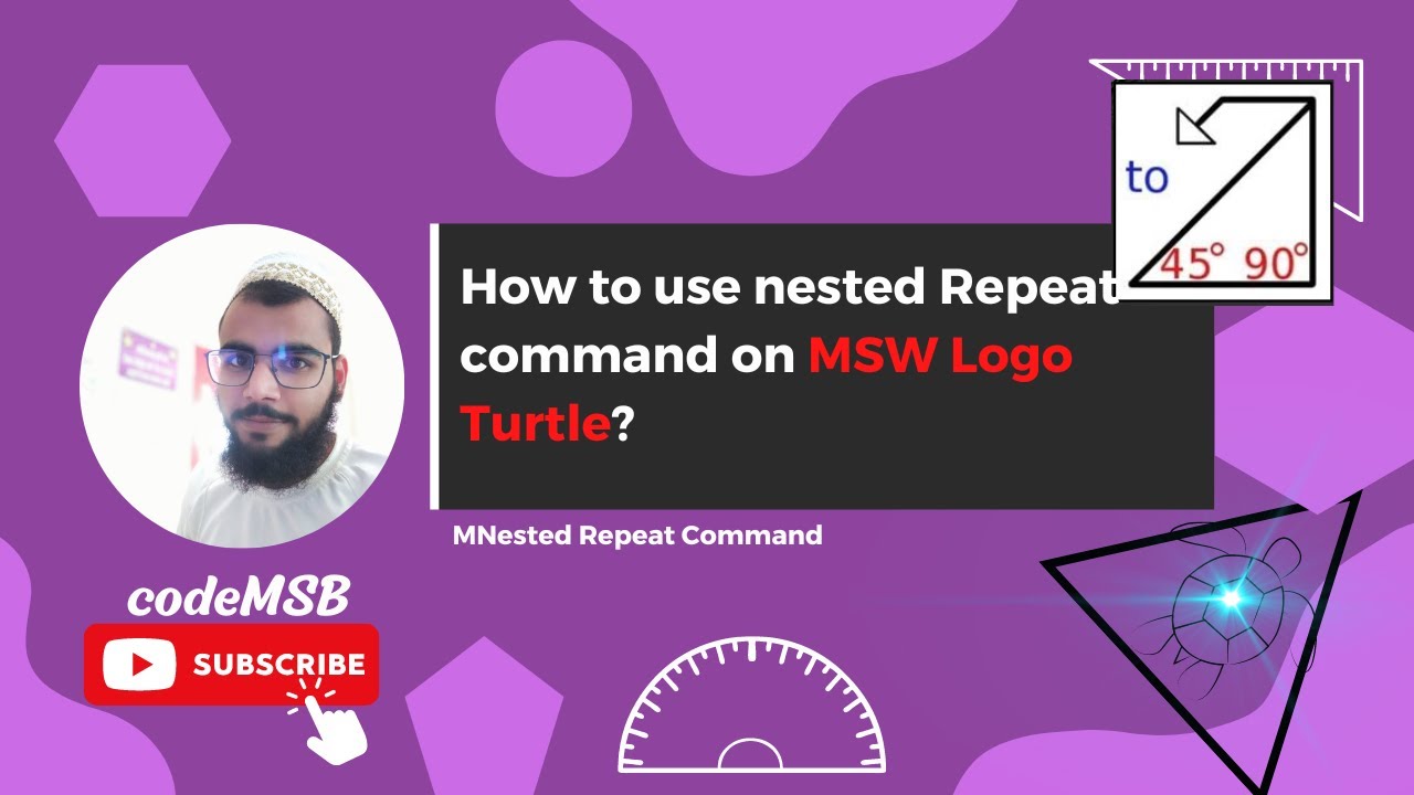 How To Use Nested Repeat Command On MSW Logo Turtle Bonus Color The How To Use Nested Repeat Command On MSW Logo Turtle Bonus Color The