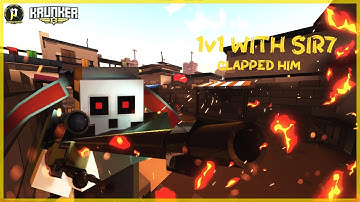 Krunker 1v1 WITH SIR7(CLAPPED HIM!?)#60FPS