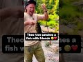 Theo Von catches a fish with friends 🤣❤️