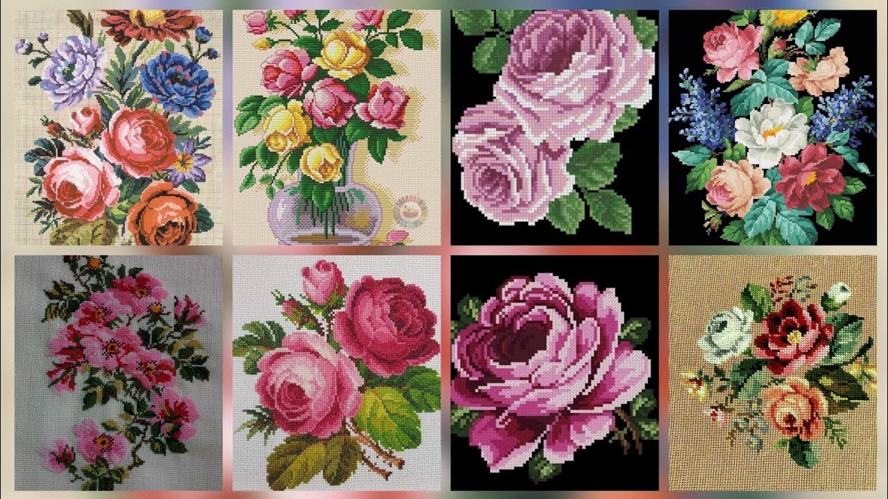#1 Потрясающие и элегантные схемы для вышивки крестом/идеи дизайна вышивки чарсути. Вышивка ручно...