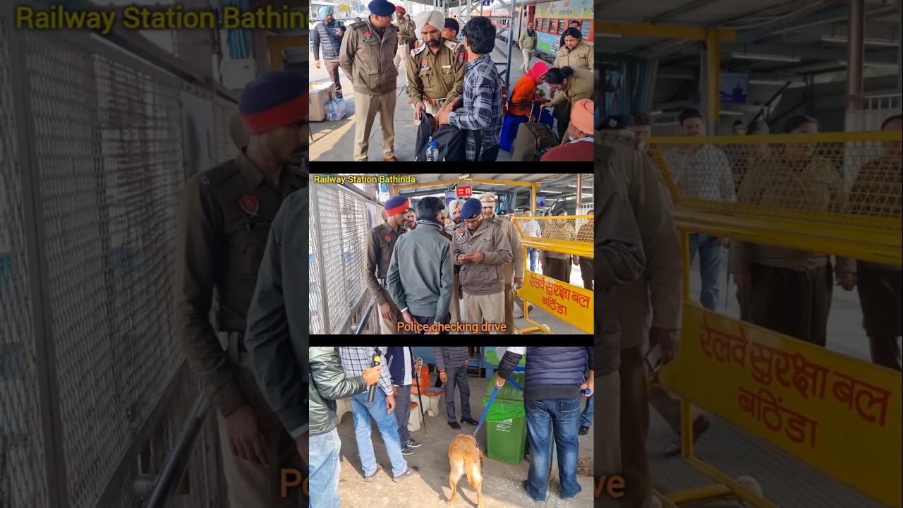 Police Search Operation at Railway Station!