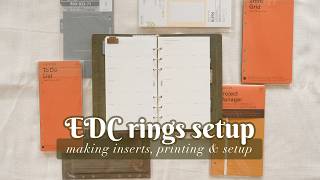 i designed my own weekly inserts 📚 here is the full EDC setup screenshot 5