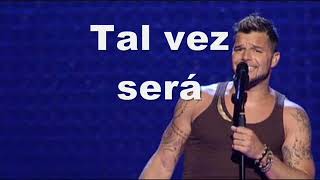 Ricky Martin - Tal Vez (Pistas Martín) KARAOKE (Versión Live Black & White Tour)