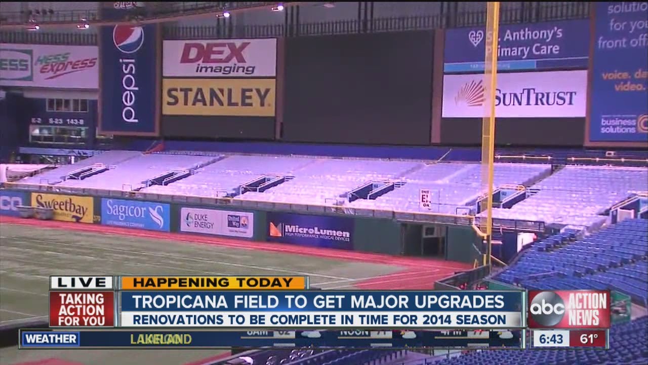 Tampa Bay Rays announce new upgrades at Tropicana Field