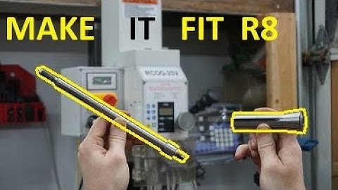 RCOG-25V Fix the R8 collet draw bar