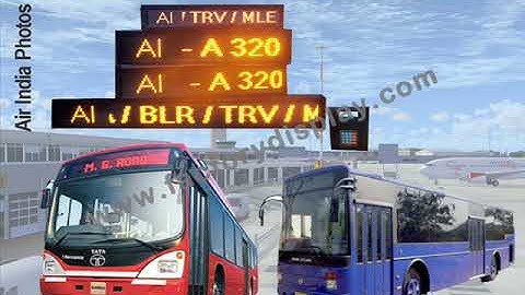 LED TRAIN BUS DESTINATION INDICATION DISPLAY