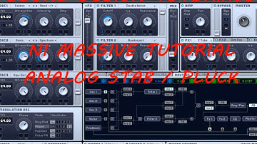 NI Massive Tutorial - Analog Stab / Pluck