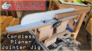 Making a DIY Jointer from a Cordless Planer