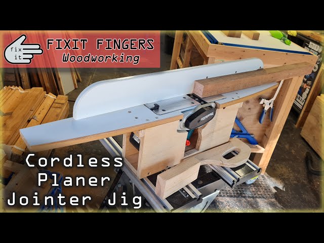 Mini Power Planer Stand / Jointer / Thicknesser – Hand Tool Conversion