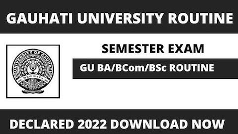 BA/B.COM/B.SC 2nd 4th Sem Exam Routine Out 2022| Real Or Fake Routine | CBCS and NON CBCS Exam