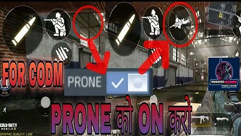 HOW TO ENABLE PRONE BUTTON IN CODM | | UNRATED GAMER