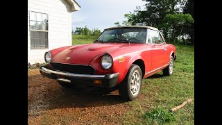 Athlete Statistics Vintage 1982 Fiat Spider 48V Motenergy ME-1206 Brushless EV Conversion - Part 1 - Project Intro