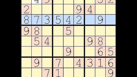 How to Solve Washington Post Sudoku Four Star  13 May, 2023
