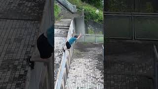 Watch @toya_uu as he aces this handrail course!#Parkour #Urban #Dare #Challenge