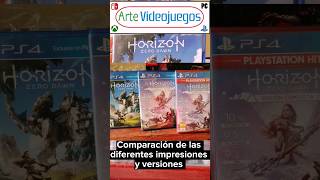 HORIZON ZERO DAWN diferentes impresiones y versiones. Día de lanzamiento - Complete Edition - Hits.