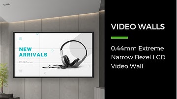 0.44mm Extreme Narrow Bezel Video Wall