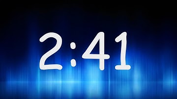 2:41 Minutes Timer / Countdown from 2min 41sec