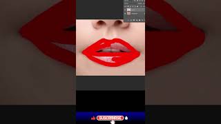 How To Create  Realistic Lipstick In Photoshop #shorts #photoshop #photoshoptutorial #viralshorts